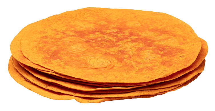Tortilla carrot 10"   620g