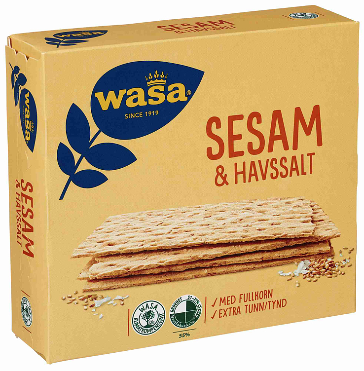 Sesam & havsalt   190g
