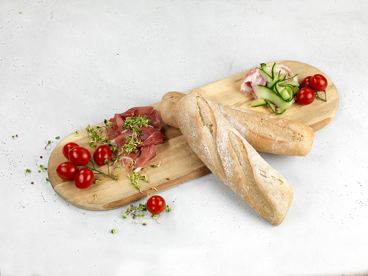 Baguette rustikk grov  50x140g