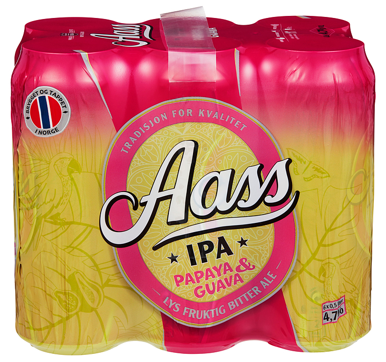 Aass ipa papaya&guava bx   4,7%   24x50cl