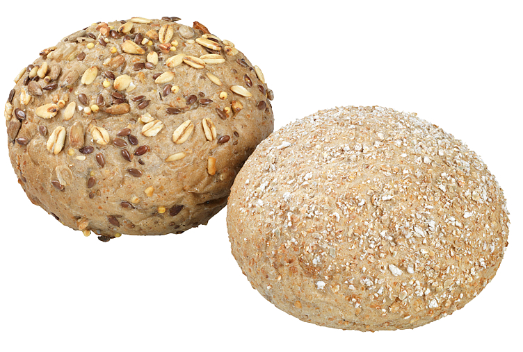 Rundstykker grove mix tin og server   60g   2x25stk