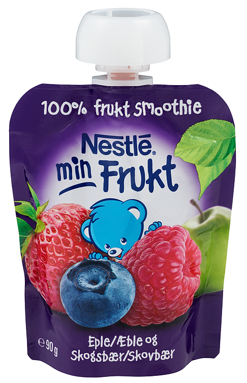 Min frukt eple skogsbær smoothie   90g
