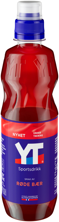Yt sportsdrikk røde bær  0,5l