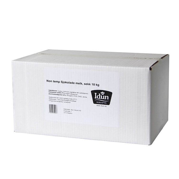 Non temp sjokolade lys/melk   10kg