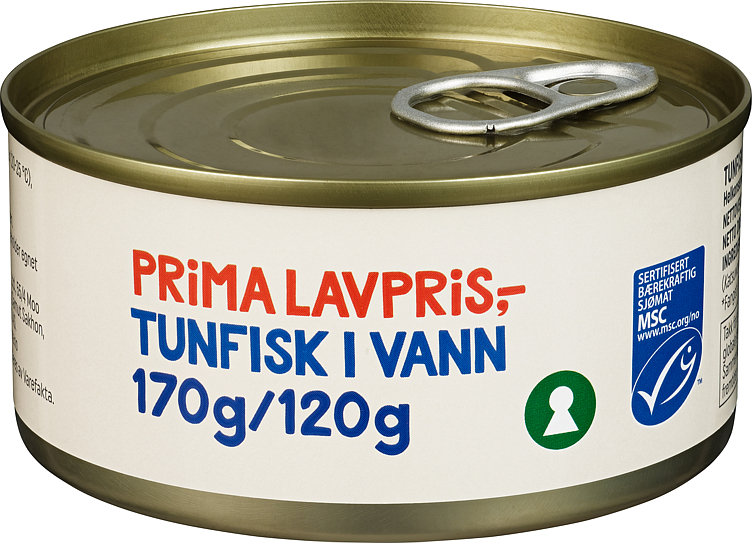 Tunfisk i vann msc  170g