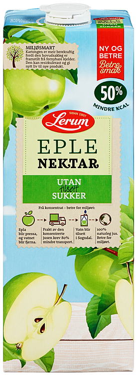 Eplenektar u/sukker  1,5l