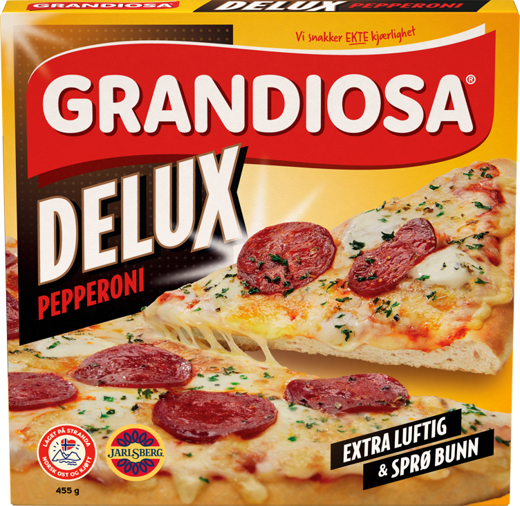 Delux pepperoni   455g