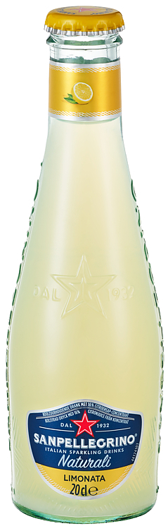 San pellegrino limonata glassflaske   24x20cl