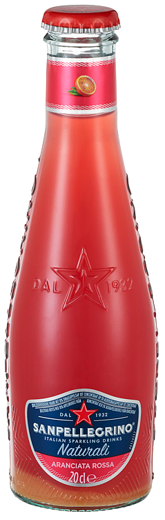 San pellegrino aranciata rossa glassflaske   24x20cl