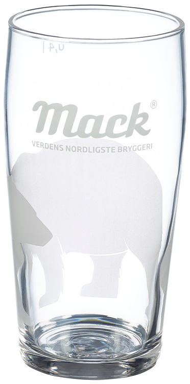 Isbjørn ølglass 0,4l kartong  50stk