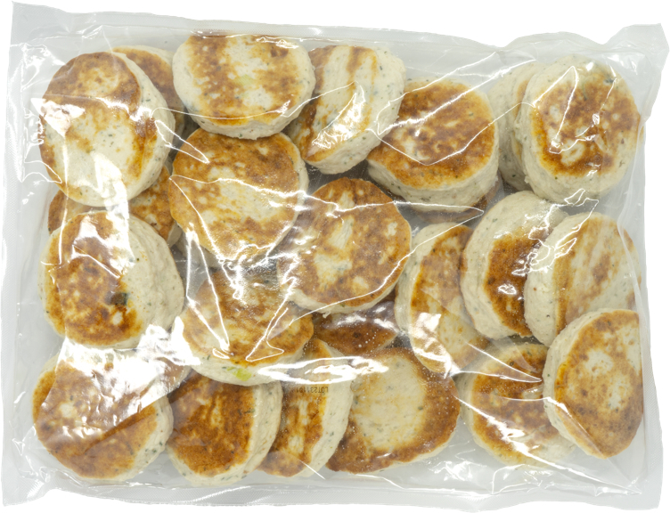 Fiskeburger m/ost & bacon 100g   2,5kg