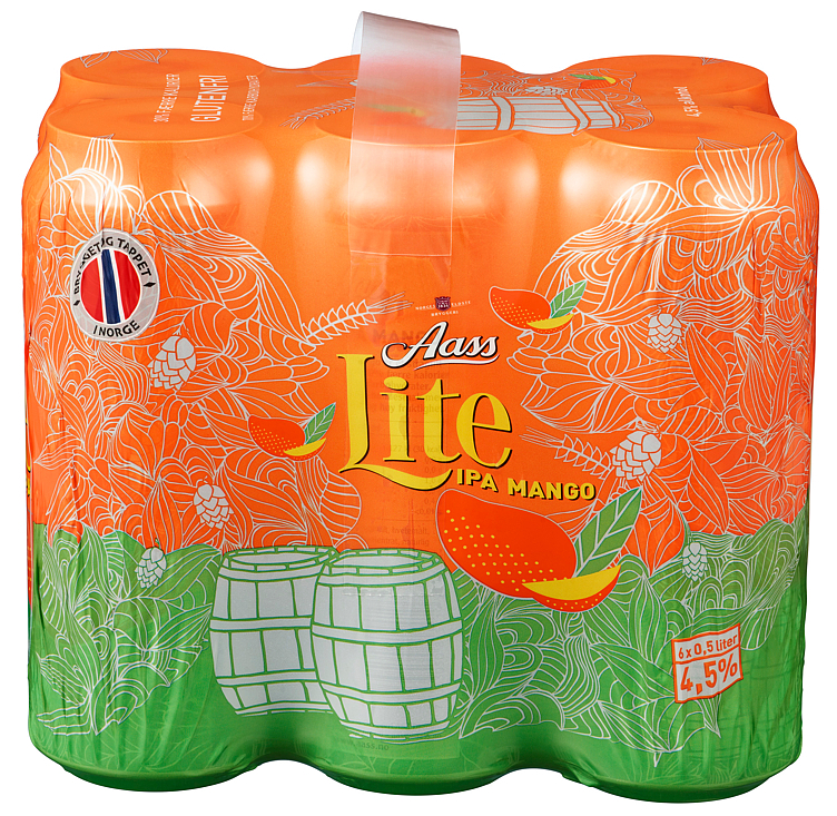 Aass lite ipa mango bx   4,5%   24x50cl