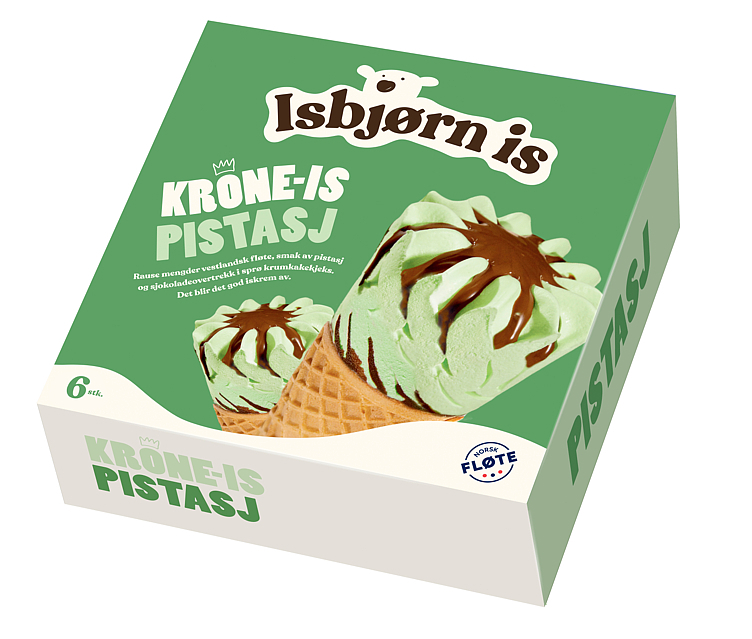 Krone-is pistasj  6stk