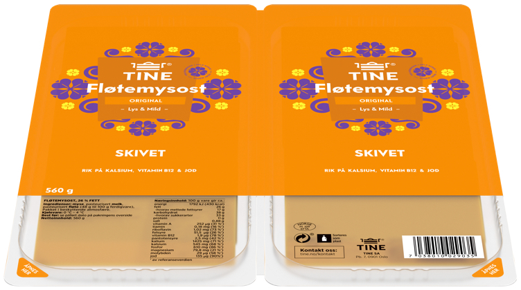 Fløtemysost hotellbrett   560g