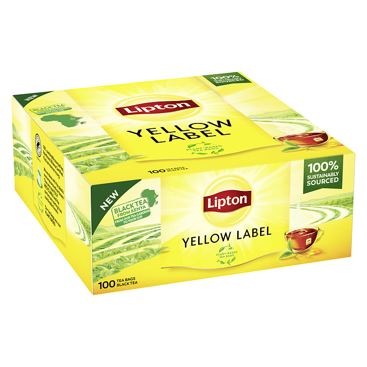 Yellow label te økol.  100poser