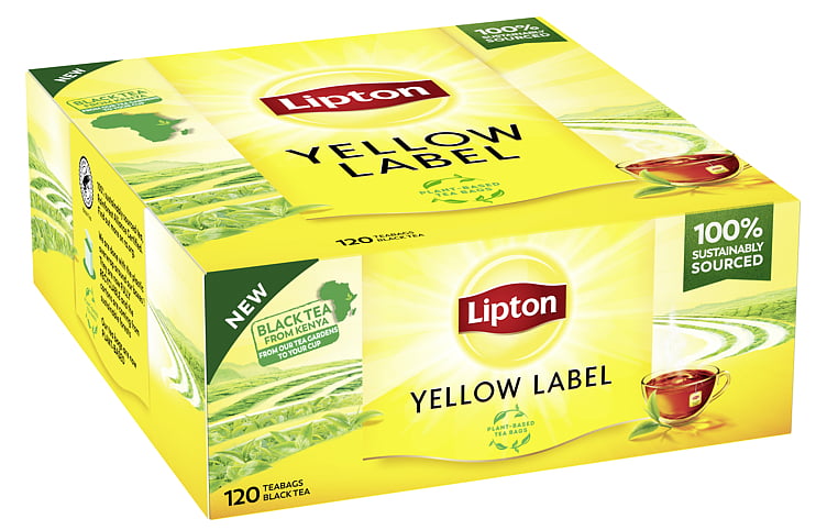 Lipton yellow label te u/konvolutt 120ps  240g