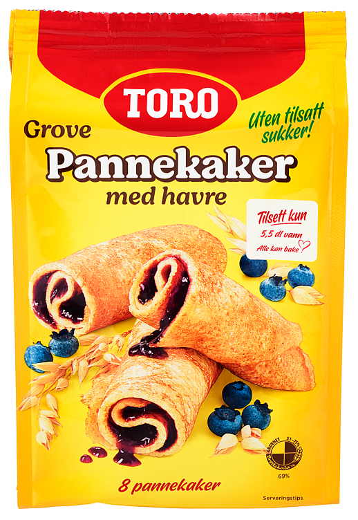 Pannekaker grove  236g