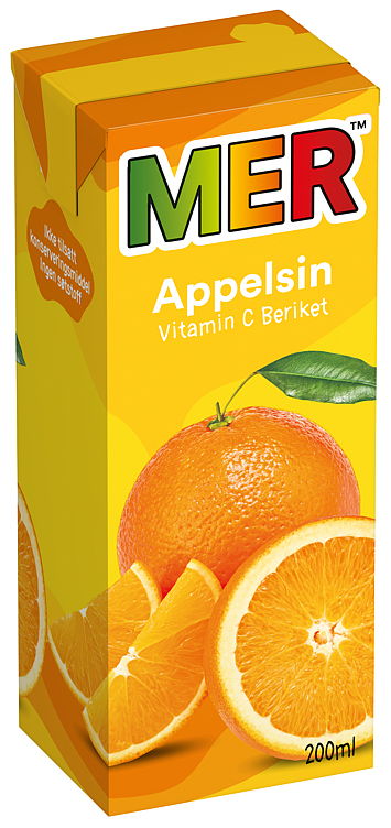 Mer appelsin tetra  30x200ml