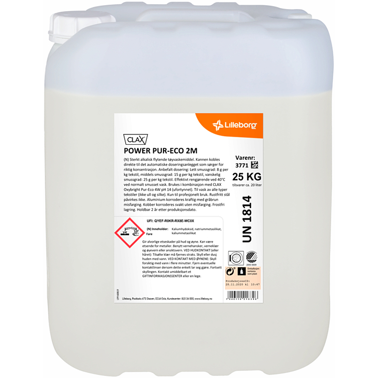 Omo profesjonell hovedvask tøyvask  2m   25kg