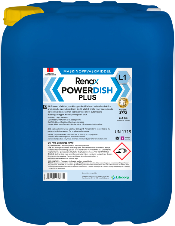 Suma maskinoppvask l1 flytende  24,5kg