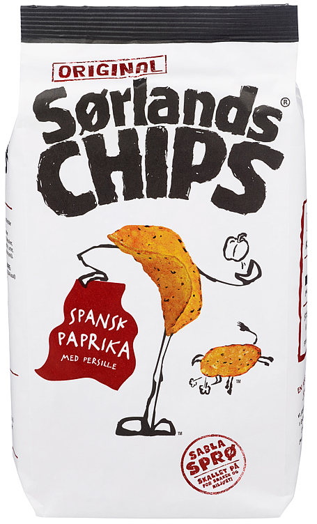 Potetchips spansk paprika original   200g