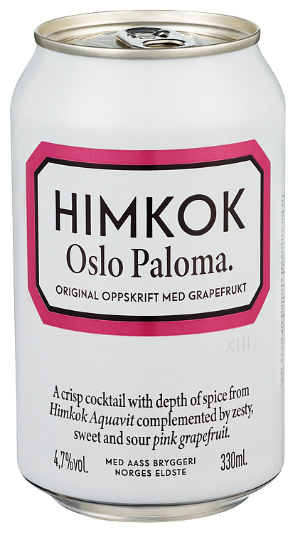 Himkok oslo paloma bx  4,7 % 24x0.33cl