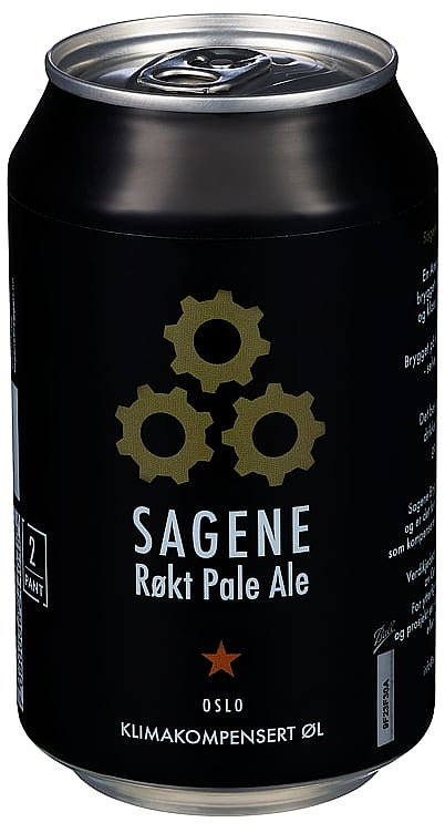 Sagene røkt pale ale bx 5,6%  24x0,33l