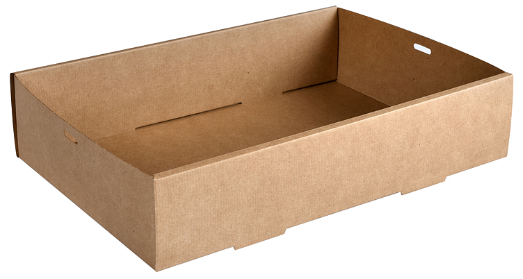 Tray catering 359x252 glance 7200ml medium brun  100stk