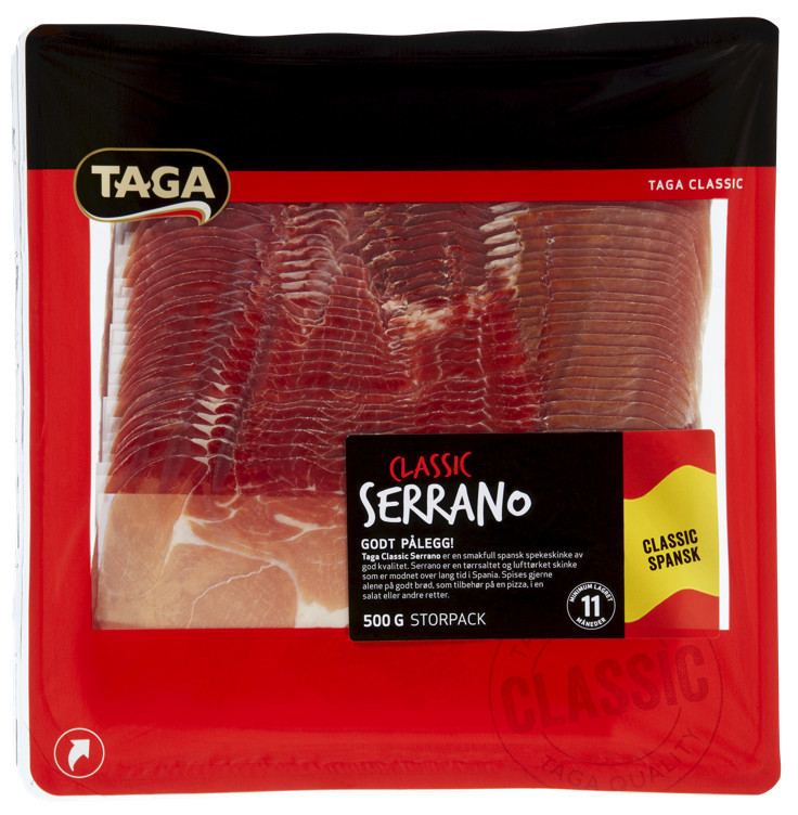 Serrano bodega 500g