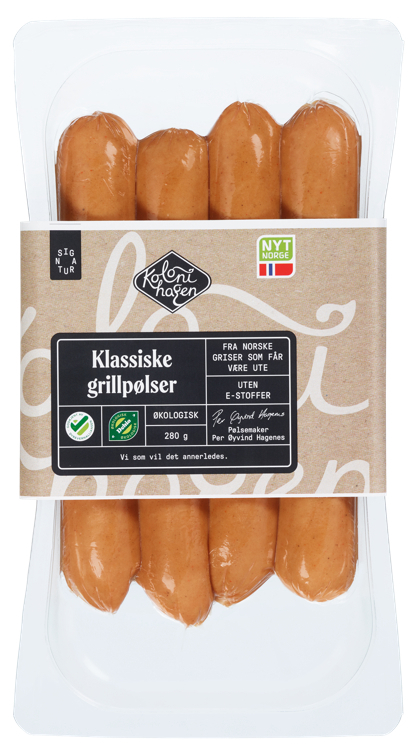 Grillpølser økol.   280g