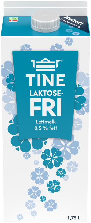 Lettmelk laktosefri 0,5%  1,75l