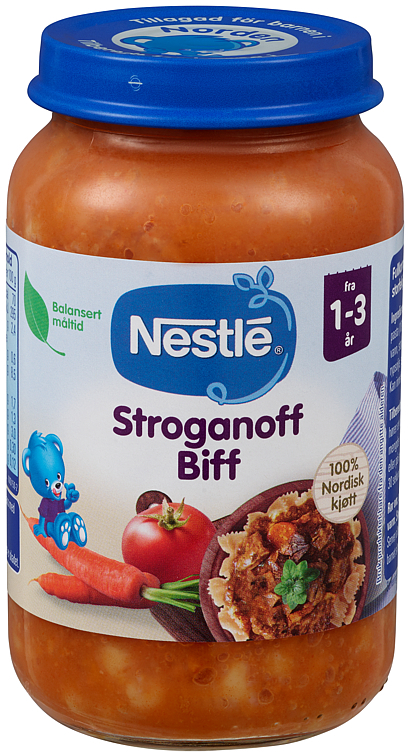 Naturnes stroganoff biff 1-3år 220g
