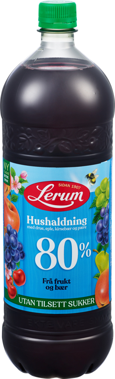 Husholdningssaft uten tilsatt sukker  1,5 l