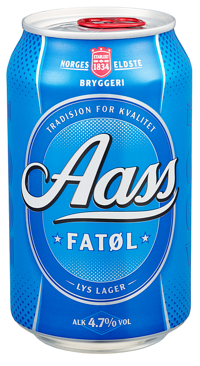 Aass fatøl bx  4,7%  10x33cl