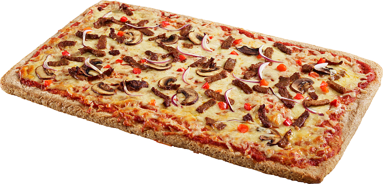 Gastronorm pizzabunn grov prebakt 12stk  7,8kg