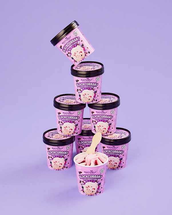 Naturli' blackcurrant choco flakes  150ml