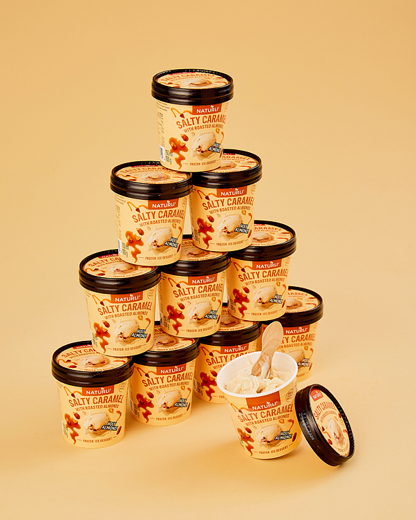 Naturli' salty caramel roasted almonds  150ml