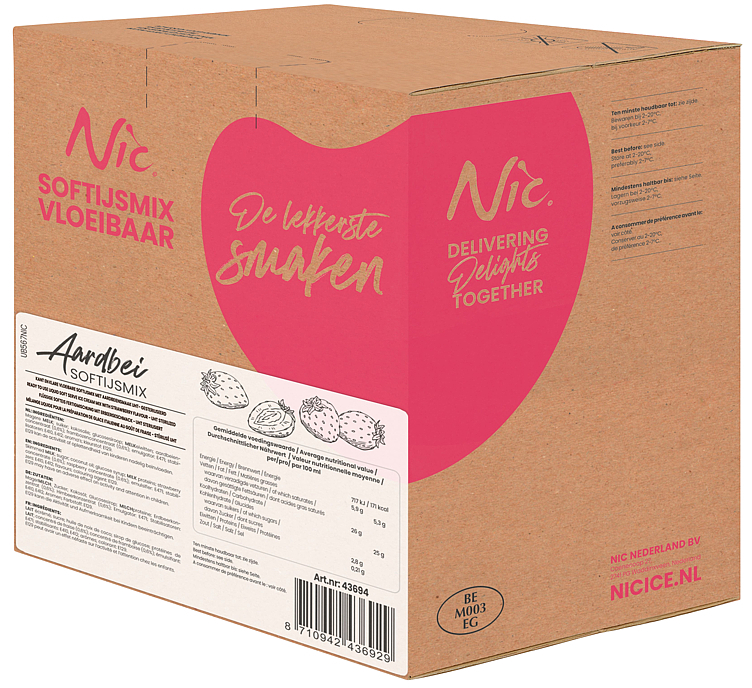 Softismix jordbær  10l