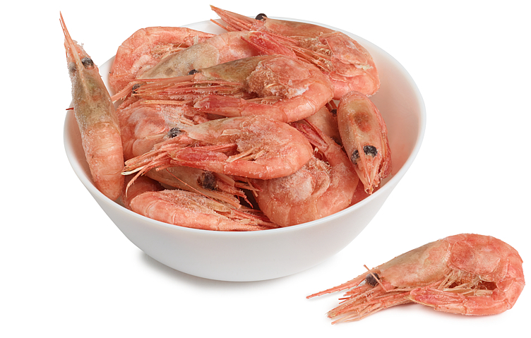 Reker 50/70, kokt m/skall, frys  5kg