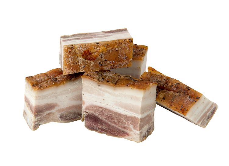 Ribbe stekt m/svor håndsaltet fryst ca9kg   kg