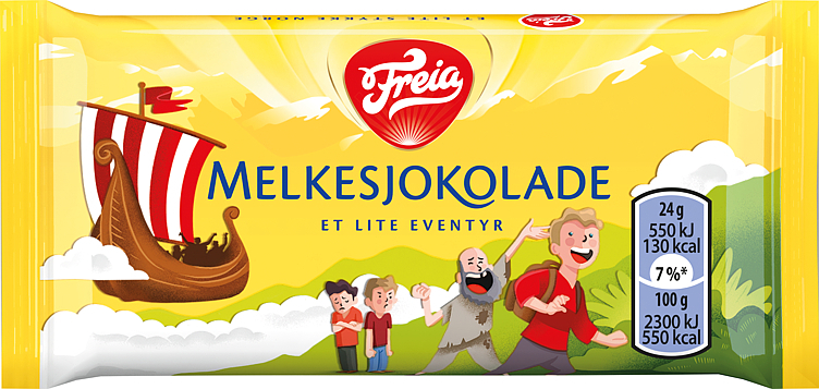 Melkesjokolade eventyr 24g