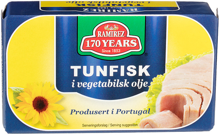 Tunfisk i vegetabilsk olje  120g